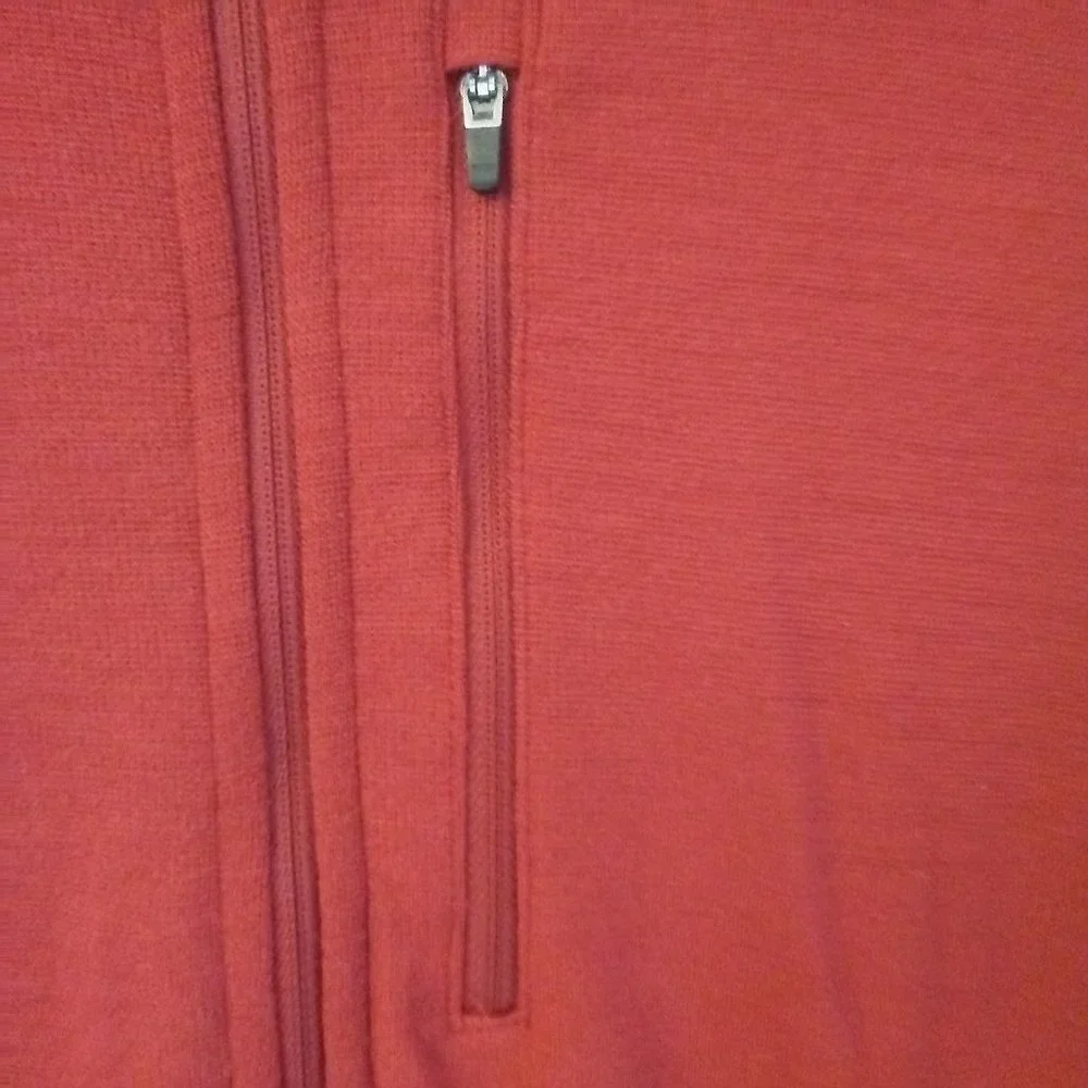 ibex Full Zip Up 100% Merino Wool Sweater Jacket Men's M_3